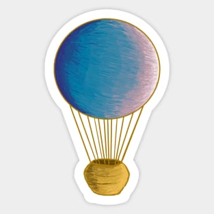 Hot Air Balloon, or Lee Scoresby:Aeronaut Sticker